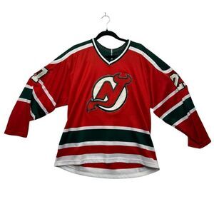 Vintage CCM New Jersey Devils NHL Hockey Jersey 27 men's L made in usa